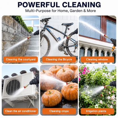 Cordless Car Pressure Washer Gun with Foam Cannon