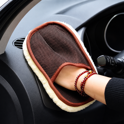 Microfiber Car Wash Mitt | Non-Scratch Cleaning Sponge