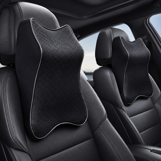 Memory Foam Car Neck Pillow | Ergonomic Headrest Support