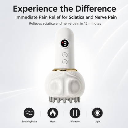 Electric Body Massager | Heat, Vibration & Red Light Tool