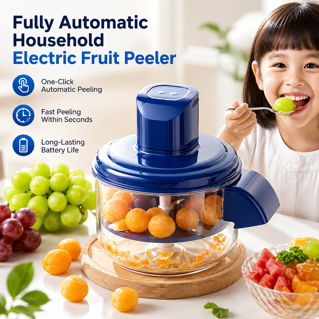 Automatic Grape Peeler Machine | Electric Fruit Peeler