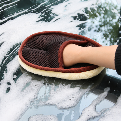 Microfiber Car Wash Mitt | Non-Scratch Cleaning Sponge