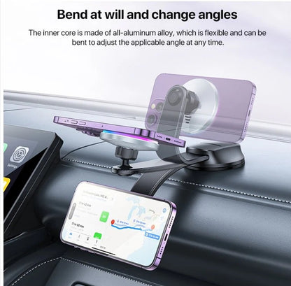 MagSafe Car Phone Holder with 15W Wireless Charging